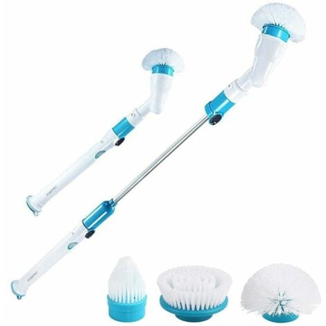 Electric Spin Scrubber Rechargeable Cordless - Multi-Functional Cleaning Brush for Bathroom