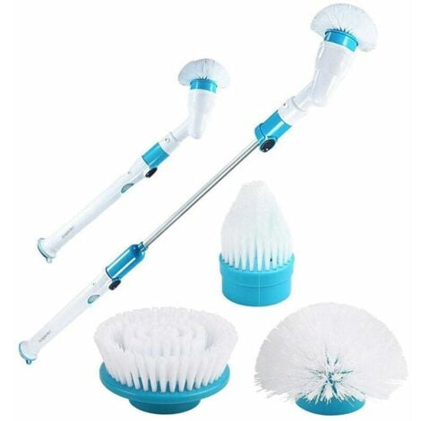 Electric Spin Scrubber Rechargeable Cordless - Multi-Functional Cleaning Brush for Bathroom