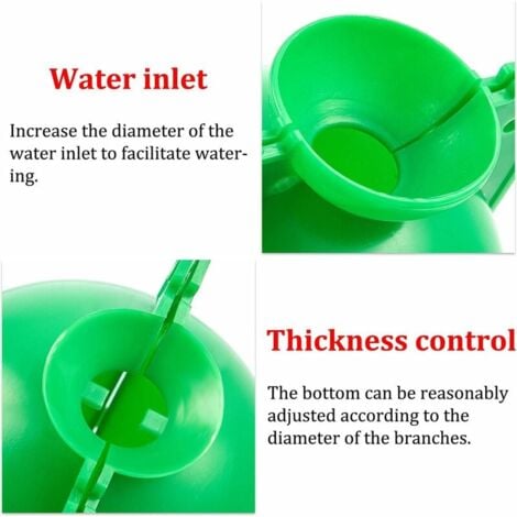 Plant Assisted Rooting Box with Grafting Device - Botanical Root Controller (20 pcs, Green)