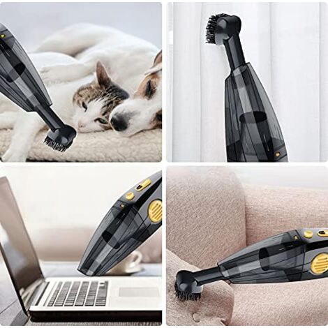 Cordless Handheld Vacuum Cleaner - 120W - Rechargeable 8000 PA - For Pet Hair, Kitchen, Office, Car
