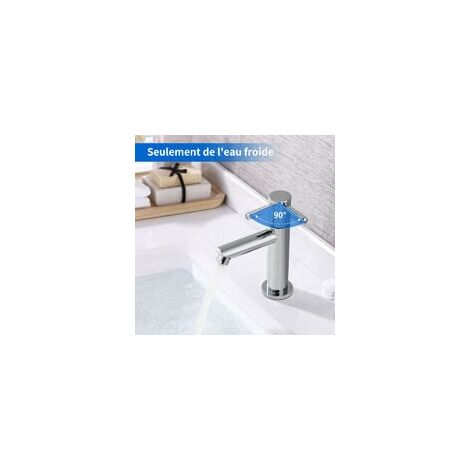 304 Stainless Steel Bathroom Sink Faucet - Hot and Cold Water