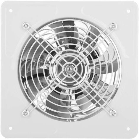 6 Inch Exhaust Fan - Silent Wall Mounted Air Extractor for Bathroom Garage Kitchen 40W 220V Fan 1100m3/H and 50  60 dBA