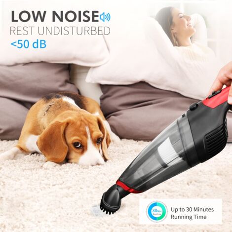 Rechargeable Cordless Handheld Vacuum Cleaner - Powerful, Portable for Pet Hair, Home & Car (Wet & Dry)