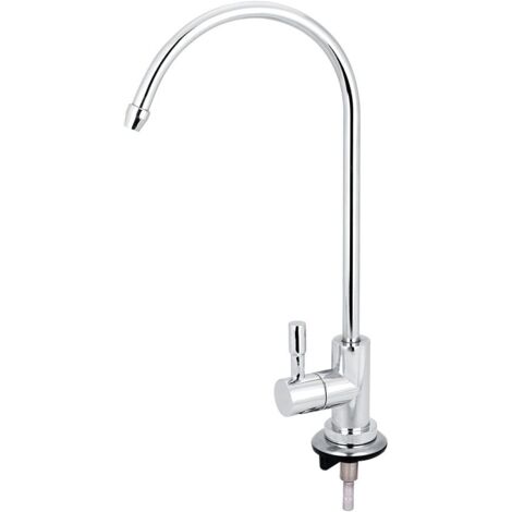 1/4'' Touch Kitchen Sink Faucet for Reverse Osmosis - Goose Neck with Drinking Water Filter and Quick Connect