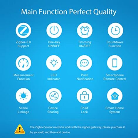 3.0 16A Wireless Smart Plug Socket with Remote Voice Monitoring App with Alexa Google Home (White Yellow)