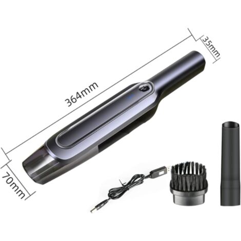 Cordless Handheld Vacuum Cleaner, 6000Pa and 60W Wet and Dry Vacuum Cleaner, 4000mAh Portable USB Rechargeable Car Vacuum Cleaner, Powerful Suction, for Sofa, Kitchen, Office, Home, Car