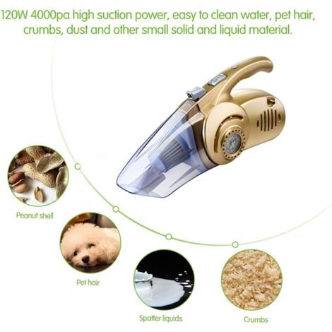 Handheld vacuum cleaner, portable and lightweight small-wire vacuum cleaner, complete home accessories