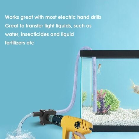 Household Garden Water Pump Mini Self-priming Portable Water Pump Electric Drill Pump