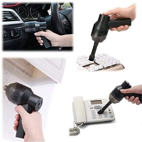 Computer Keyboard Vacuum Cleaner Powerful Rechargeable Mini Vacuum, Cordless Handheld Vacuum - Best Cleaning Tool for Dust, Drops for Laptop, Car