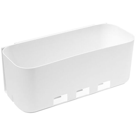 Sliding Cabinet Shelf, Plastic Sliding Drawers Storage Basket Drawer for Bathroom Kitchen Under Sink, 28.1×11.5×11.3cm
