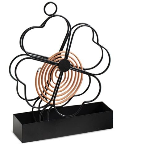 Mosquito Coil Holder, Mosquito Killer Incense Holder, Spiral Mosquito Coil Holder Iron Mosquito Coil Frame Insect Killer Incense Holder for Bedroom, Living Room