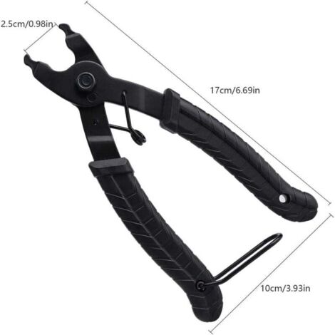 Pince Dérive-chaîne Oumers 2 En 1 - Pour Ouvrir Et Fermer Les Maillons De Chaîne De Vélo - Compatible Tous Types