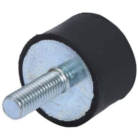 Supports Isolateurs Anti-Vibrations M3 8x8 Mm - Lot De 4, Caoutchouc + Vis, Pour Moteurs, Pompes, Équipements