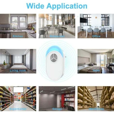 Répulsif à Ultrasons Anti-souris 360° - Pour Intérieur, Jusqu'à 300 M², Avec USB - 5