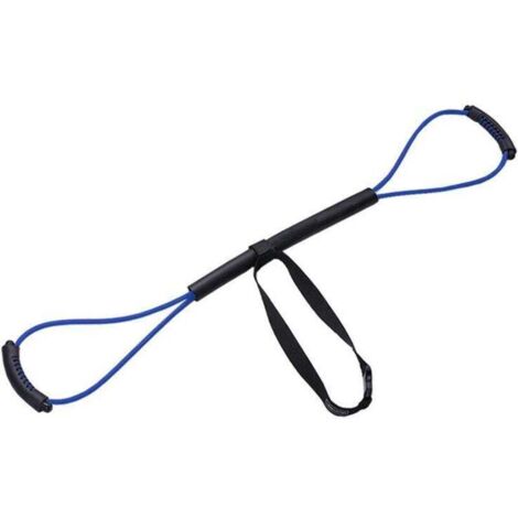 Black Elastic Punching Rope - 1 Meter Resistance Band For Boxing & Arm Training (35lbs/15.8kg)