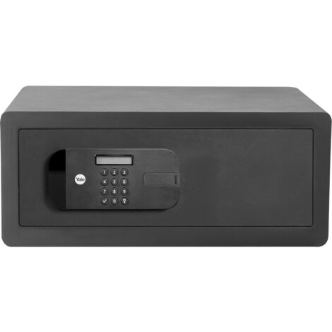YALE Cassaforte motorizzata per laptop ad alta sicurezza YYLEB/200/EB1, accesso con codice pin digitale, funzione di blocco, dim interne: 192 x 475 x 295mm