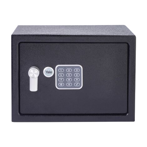 YALE Cassaforte Elettronica Serie Value Media YSV/250/DB2 Nero, Tastiera Digitale, Indicatori di Luce a LED, Chiave di Emergenza