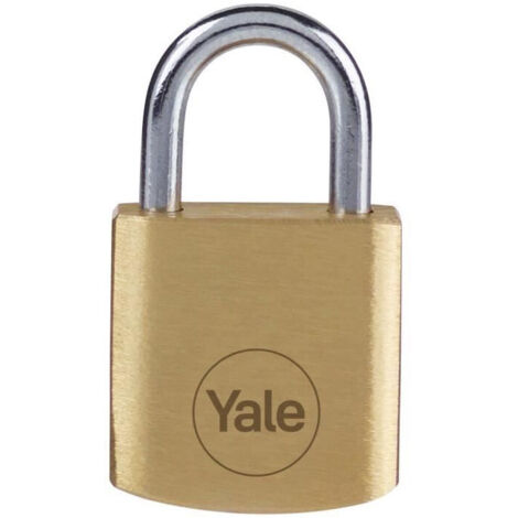 Lucchetto YALE in ottone - Set di 4 lucchetti con chiave uguale 20 mm - 3 chiavi - 24238000