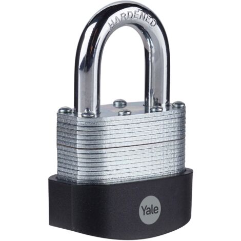 Lucchetto YALE in acciaio laminato - 50 mm - 3 chiavi - 24313000