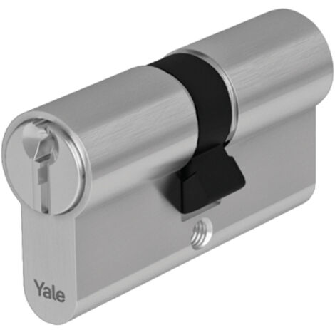 Yale Cilindro Serie 500 - Cilindro Doppio Frizionato 27/35 - Nichel satinato (1/6)