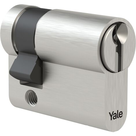 Yale Cilindro Serie 500 - Mezzo Cilindro 35/10 - Nichel satinato