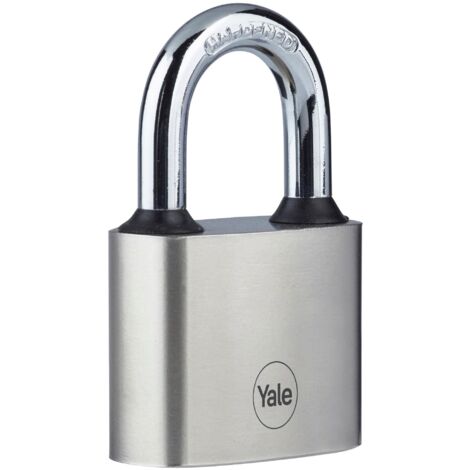 YALE Lucchetto a disco in ferro Y112/40/124/1 40 mm con arco corto