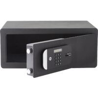 YALE Cassaforte Motorizzata di Massima Sicurezza per laptop YYLFM/200/EG1, accesso con impronte digitali o pin digitale, Dimensioni interne 190 x 467 x 280 mm