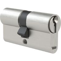 Yale Cilindro Serie 500 - Cilindro Doppio Frizionato 45/45 - Nichel satinato