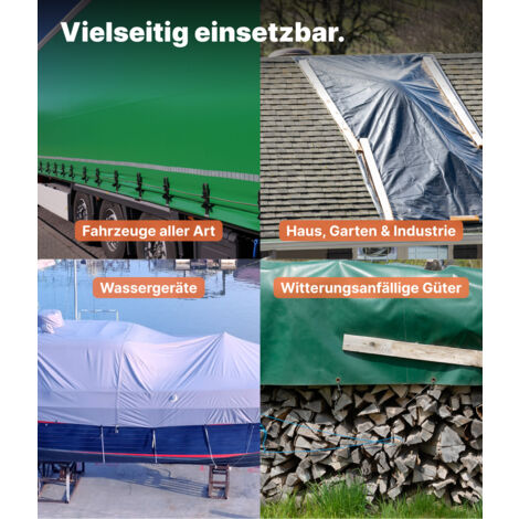 Telone Premium NEMAXX PLA45 400x500cm - PVC 650g/m², Impermeabile, Con Occhielli, Per Esterni - Foto 2