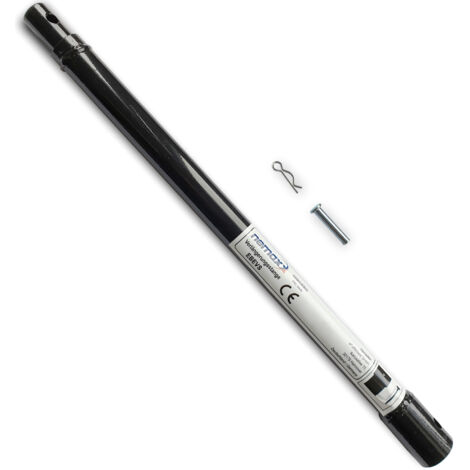 NEMAXX® Prolunga per Trapano da Terra [800MM – UNIVERSALE] – Compatibile con tutti i trapani a motore a scoppio con diametro interno del tubo di 20 mm – Con sicura a spina e in acciaio – Nero (1/5)