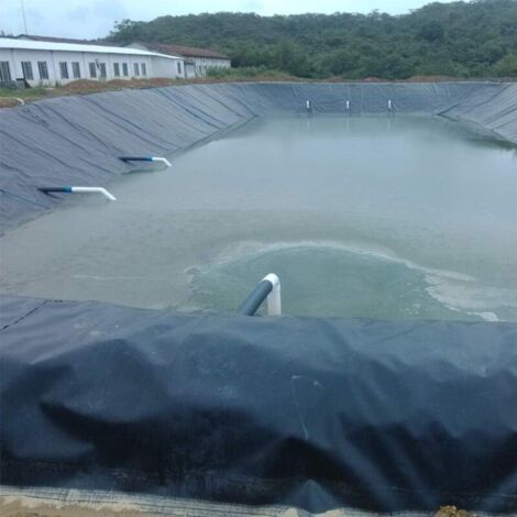 LaBlanc - Pond Liner 3m x 3m black pond liner for fish ponds, streams, fountains and water gardens