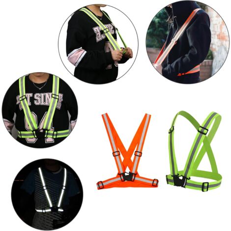 Safety Vest For Men IDOU Reflective Safety Vest 360° Visibility