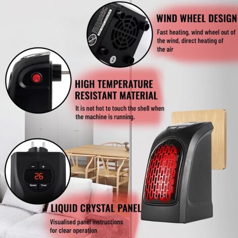 Fan Heater Room Heater 400w LaBlanc 400W Space Heater Ceramic Fan