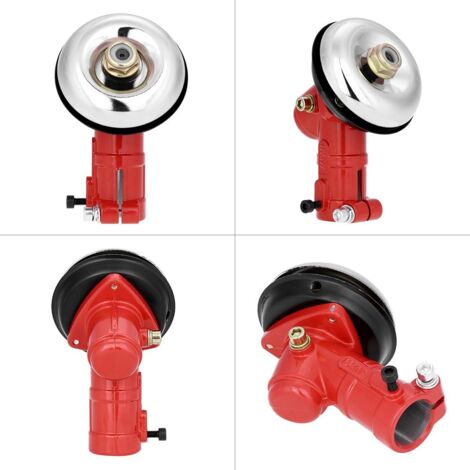LaBlanc - 1pc Brush Cutter Trimmer Replace Gear Head Red Gearbox 26mm Diameter 9 Teeth