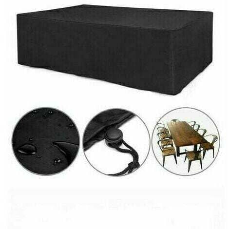 Garden Furniture Cover, Heavy Duty 420D Oxford Fabric Waterproof Anti-UV Outdoor Garden Furniture Protective Cover (200 x 140 x 70 cm),