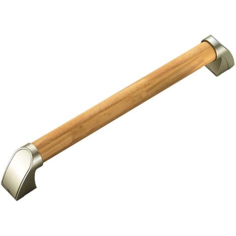 LaBlanc - Wooden Bathroom Grab Bar, Bathtub Shower Handle for Disabled and Elderly, Waterproof Non-Slip Safety Grab Bars for Stairs and Hallway,44cm