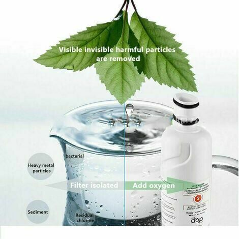Pack of 2 Everydrop by Whirlpool Ice and Water 2 Refrigerator Filters, EDR2RXD1