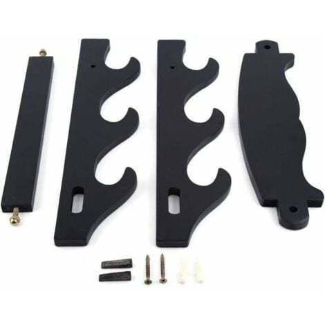 LaBlanc - Wall Mounted Katana Holder, 3-Layer Saber Stand for Samurai Sword Display, Samurai Sword Holder Display Rack for Hanging Katana Fishing Rods Swords Flutes