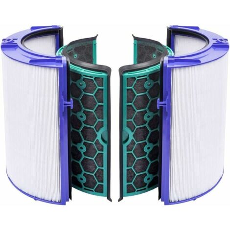 Filter for Dyson HP04/ TP04/ DP04/ HP05/ TP05 Sealed Two Stage Purple, Air Purifier Accessories 360° Filter System