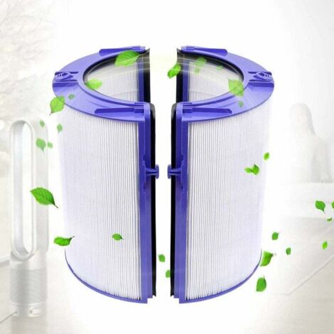 Filter for Dyson HP04/ TP04/ DP04/ HP05/ TP05 Sealed Two Stage Purple, Air Purifier Accessories 360° Filter System