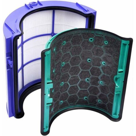 Filter for Dyson HP04/ TP04/ DP04/ HP05/ TP05 Sealed Two Stage Purple, Air Purifier Accessories 360° Filter System