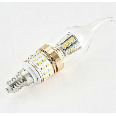 LaBlanc - 6 Packs E14 LED Candle Bulbs 10W Small LED Candelabra Screw Light Bulbs Not Dimmable Chandelier Cool White 6000K Vintage Energy Saving Lamps