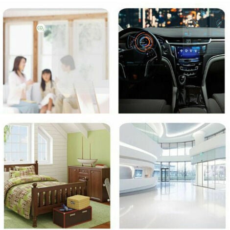 in 1 PM2.5 PM10 HCHO TVOC CO CO2 Multifunctional Air Quality Detector CO Carbon Dioxide Formaldehyde Monitor