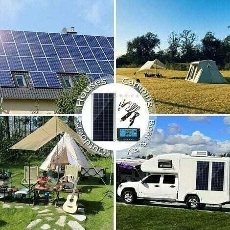 LaBlanc - 300W 12V Solar Panel, Solar Panel Kit, Battery Charger Kit with 60A Solar Charge Controller for RV, Yacht, Outdoor, Garden, Lighting