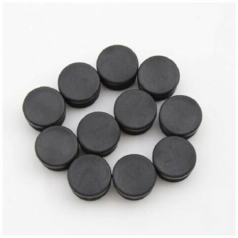 Chair Leg Cap,Round Plastic Plug,30pcs Black Tube End Cap Chair Glide Round Furniture Protector Tip Chair/Leg Pipe Cover Insert (25mm)，Dark Grey