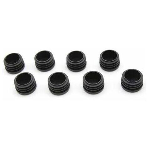 Chair Leg Cap,Round Plastic Plug,30pcs Black Tube End Cap Chair Glide Round Furniture Protector Tip Chair/Leg Pipe Cover Insert (25mm)，Dark Grey