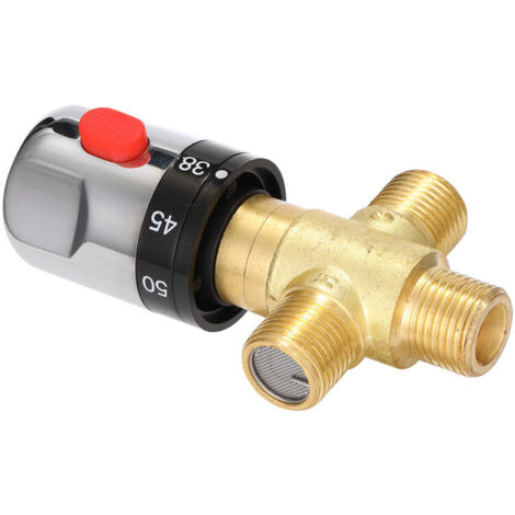 Vanne Mélangeuse Thermostatique Moen 104465 Ajustable Avec Réducteurs – D’occasion Mais Fonctionnelle