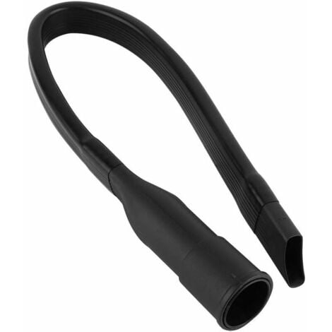 Universal Vacuum Cleaner Attachment,Cleanner Nozzle Kit,Home Vacuum Cleaner Accessories,Long Flat Suction Head Deformable Hose Tube,Black,Plastic(32mm Diameter)，one piece，