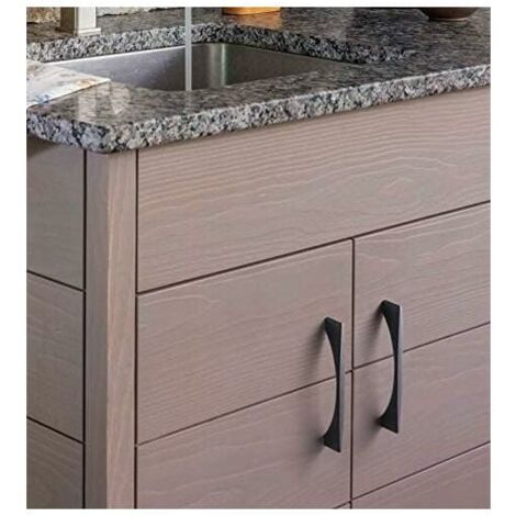 8pcs Black Kitchen Cabinet Handle Furniture Handle Black Furniture Handle T Bar Door Handle Hole Distance 160mm