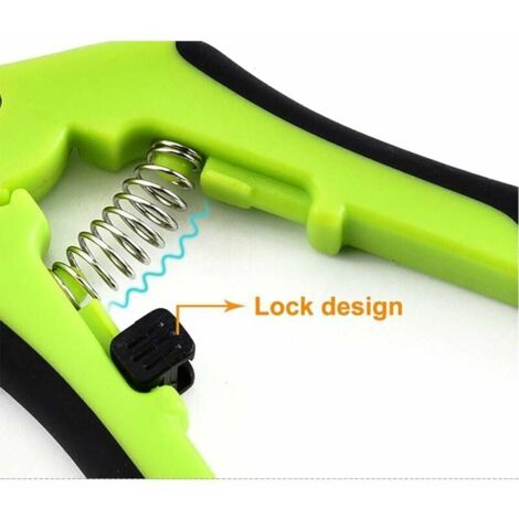 Garden Pruning Shears, Professional Gardening Scissors, High Precision Pruner Tip, Stainless Steel Straight Blade Pruner, Hand Pruner for Bonsai (2 Pieces)